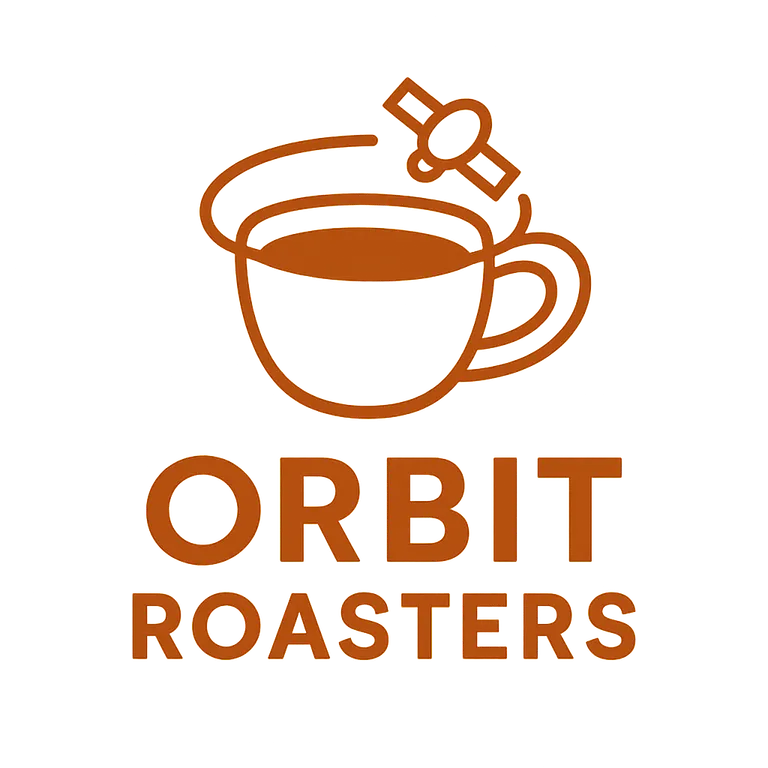 GPT Image 1 Mini’s picture for “A minimalist logo for a coffee brand called "Orbit Roasters", flat vector, two colours, the name clearly lettered”